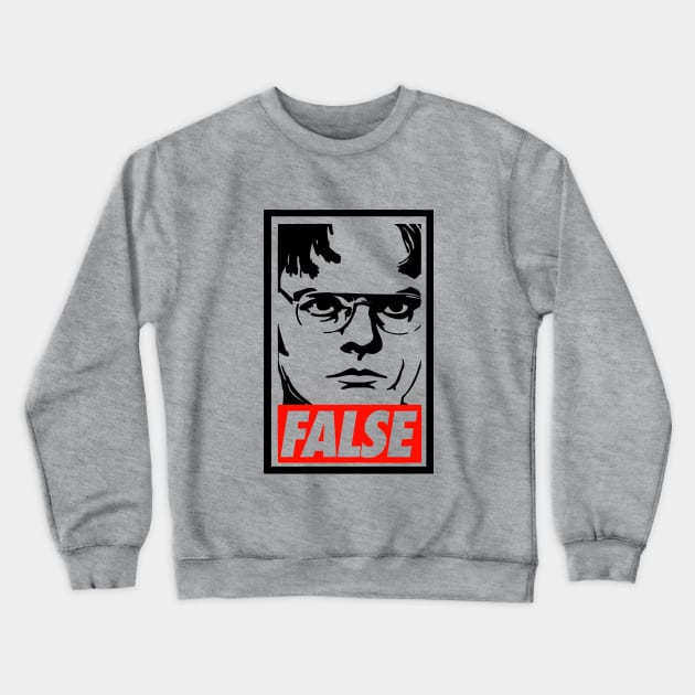 Dwight Schrute False Crewneck Sweatshirt by The Sarah Gibs